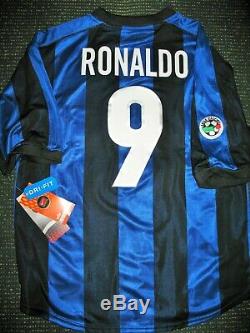 Ronaldo Inter Milan 1999 2000 Jersey Shirt Maglia Real Madrid Barcelona L BNWT