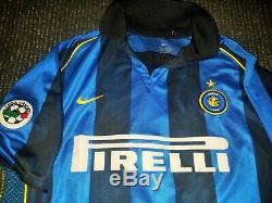 Ronaldo Inter Milan 2001 2002 Jersey Shirt Maglia Real Madrid Barcelona XL