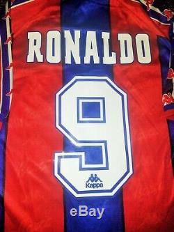 Ronaldo Kappa Barcelona Jersey 1996 1997 Shirt Inter Real Madrid Camiseta M