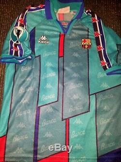 Ronaldo Kappa Barcelona UEFA CUP Jersey 1996 1997 Shirt Inter Real Madrid M