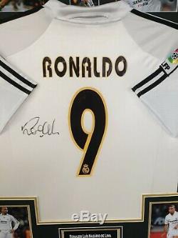 Ronaldo Luís Nazário de Lima Signed Shirt Autographed Real Madrid Jersey AFTAL