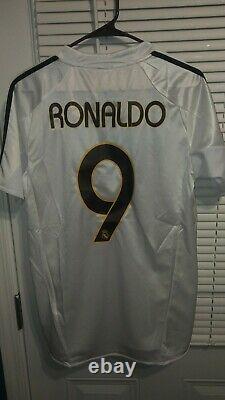 Ronaldo Nazario #9 Real Madrid 2004-05 Home Jersey