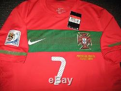 Ronaldo Portugal 2010 WC Player Issue Jersey Real Madrid Camiseta Shirt L NEW