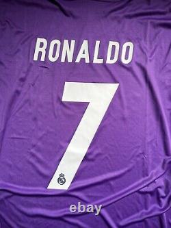 Ronaldo Real Madrid 16/17 Adidas Retro Away Jersey