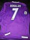 Ronaldo Real Madrid 2016 2017 Purple Jersey Shirt Maglia Juventus Long Sleeve L