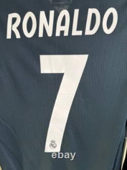 Ronaldo Real Madrid Long Authentic Away football shirt 2018/19 Adidas SZ S ig93
