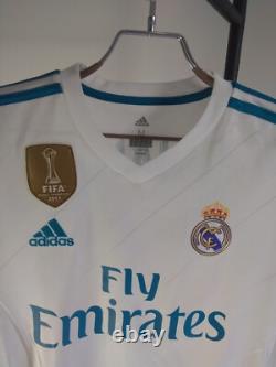 Ronaldo Real Madrid Long Sleeve Home football shirt 2017 2018 Adidas Men M ig93