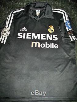 Ronaldo Real Madrid UEFA Jersey 2002 2003 Maglia Camiseta Maillot Shirt Brazil M