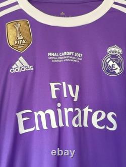 Ronaldo T-Shirt #7 Real Madrid 2016-2017 UEFA Ronaldo Short Sleeve