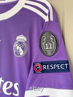 Ronaldo T-Shirt #7 Real Madrid 2016-2017 UEFA Ronaldo Short Sleeve