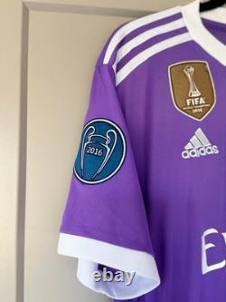 Ronaldo T-Shirt #7 Real Madrid 2016-2017 UEFA Ronaldo Short Sleeve