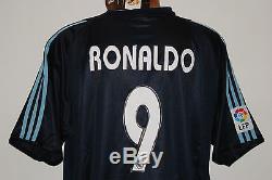 Ronaldo real madrid jersey 2003 2004 camiseta SIEMENS mobile XL match worn BNWT