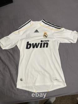 SIZE S REAL 2009-2010 Adidas Real Madrid Cristiano Ronaldo #9 Kit Jersey Home