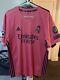 Sergio Ramos #4 Mens LARGE Real Madrid Away Pink Champions League Jersey
