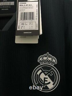 Sergio Ramos #4 Real Madrid 2018/19 Medium Authentic Away L/S Shirt Jersey BNWT