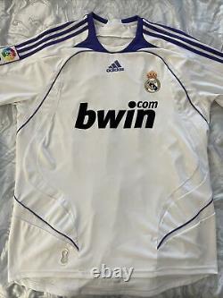 Sergio Ramos #4 Real Madrid FC Home Vintage Jersey Mens LARGE