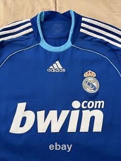 Sergio Ramos #4 Real Madrid Mens MEDIUM Away Vintage Jersey