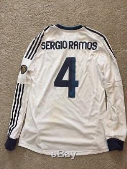 Sergio Ramos Match Worn Real Madrid Jersey