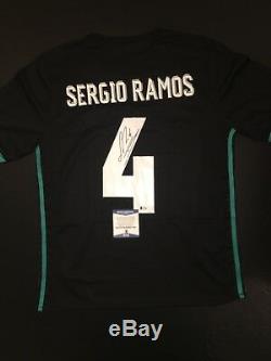 Sergio Ramos Real Madrid Autographed Sz L Jersey BAS Beckett Certified (JSA PSA)