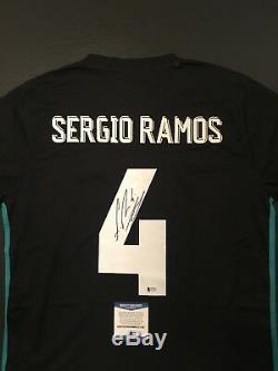 Sergio Ramos Real Madrid Autographed XL Jersey BAS Beckett Certified (JSA PSA)