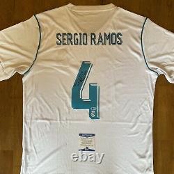 Sergio Ramos Signed Autographed Real Madrid Jersey Beckett COA