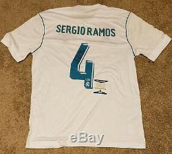 Sergio Ramos Signed Real Madrid 2018 FIFA WC Jersey Beckett COA