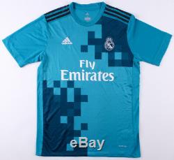 Sergio Ramos Signed Real Madrid Adidas 2017 FIFA Blue Jersey (Beckett COA)