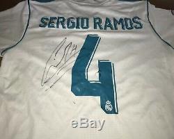 Sergio Ramos Signed Real Madrid Jersey with proof