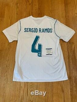 Sergio Ramos autographed authentic jersey Real Madrid C. F. Beckett