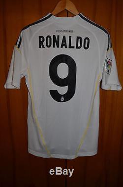 Size S Real Madrid Spain 2009/2010 Football Shirt Jersey Camiseta Adidas Ronaldo