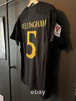 Slim Fit Jersey Real Madrid Away La Liga 23/24 Bellingham# 5 BLACK