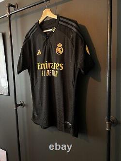 Slim Fit Jersey Real Madrid Away La Liga 23/24 Bellingham# 5 BLACK