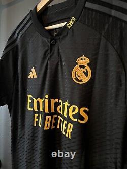 Slim Fit Jersey Real Madrid Away La Liga 23/24 Bellingham# 5 BLACK