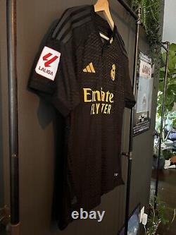 Slim Fit Jersey Real Madrid Away La Liga 23/24 Bellingham# 5 BLACK