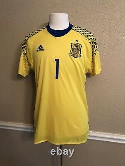 Spain España Casillas Euro Porto Real Madrid Shirt Adizero Player Issue 8 Jersey