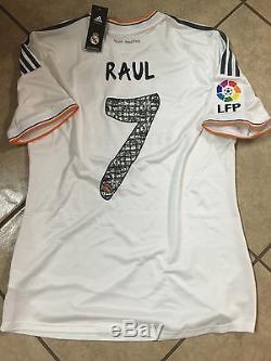 Spain Real Madrid Formotion Homenaje A Raul Schalke Shirt (6)Player Issue Jersey