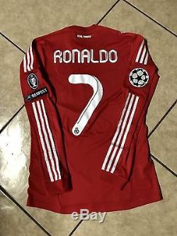 Spain Real Madrid Ronaldo Formotion Player Issue Shirt Adidas Uefa Match Unworn