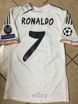 Spain Real Madrid Uefa Ronaldo Formotion Shirt Player Issue Jersey Match Unworn