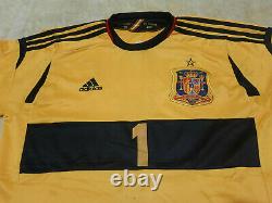 Spain espana Rare Adidas Men's Jersey 1 Iker casillas World Champions 2008