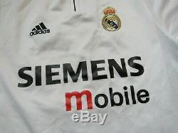 Thomas Gravesen #16 REAL MADRID home jersey shirt ADIDAS Galacticos adult M