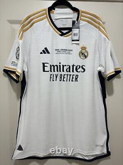 Toni Kroos #8 Men's XL Adidas Real Madrid Authentic Champions Final Jersey
