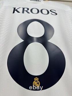 Toni Kroos #8 Men's XL Adidas Real Madrid Authentic Champions Final Jersey