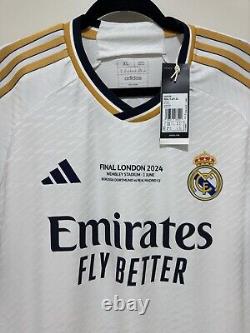 Toni Kroos #8 Men's XL Adidas Real Madrid Authentic Champions Final Jersey