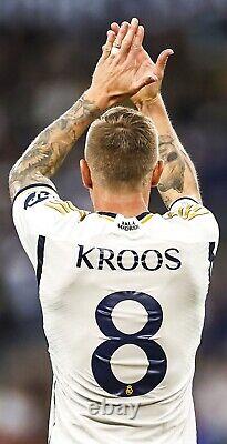 Toni Kroos #8 Men's XL Adidas Real Madrid Authentic Champions Final Jersey