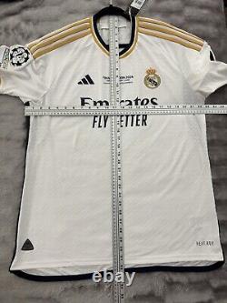 Toni Kroos #8 Men's XL Adidas Real Madrid Authentic Champions Final Jersey