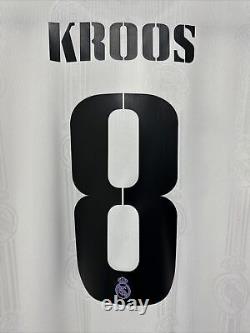 Toni Kroos #8 Mens XL Real Madrid Adidas Authentic Super Cup Jersey