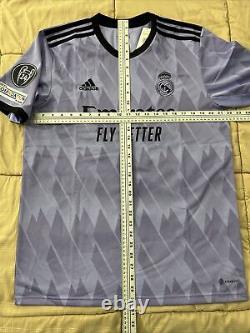 Tony Kroos #8 Mens LARGE Real Madrid Champions League Jersey