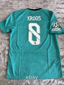 Tony Kroos #8 Real Madrid Mens Large Regular Jersey Champions League