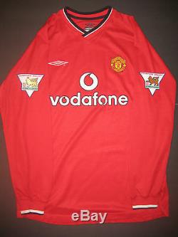 Umbro Manchester United David Beckham Long Sleeve Jersey Shirt Kit Real Madrid