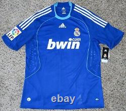 VAN NISTELROOY #17 REAL MADRID Away 2008 Adidas Official Player Jersey Soccer L